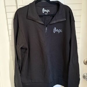 Onyx Charcoal Zip-Up Men's Sweater